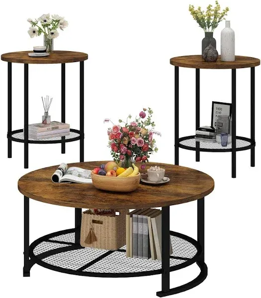 Recaceik 3-Piece Coffee Table Set