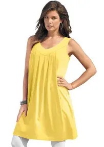 NWT! Roaman’s Swing Ultimate Tunic Tank Size 3X (30/32) Lemon D-3