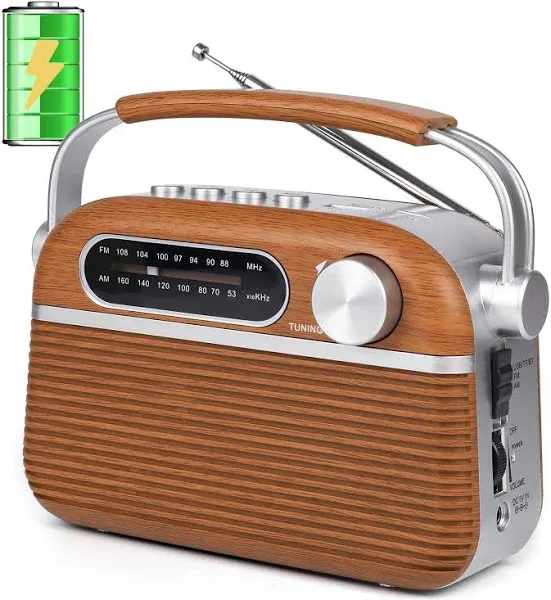 ONGTEED Portable Am FM Analog Radio