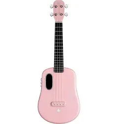 LAVA MUSIC U 26&#034; FreeBoost Acoustic-Elect<wbr/>ric Ukulele w/Space Bag Sparkle Purple