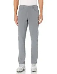 Pga Tour Men's Flat Front 5-Pocket Stretch Golf Pant with Active Waistband