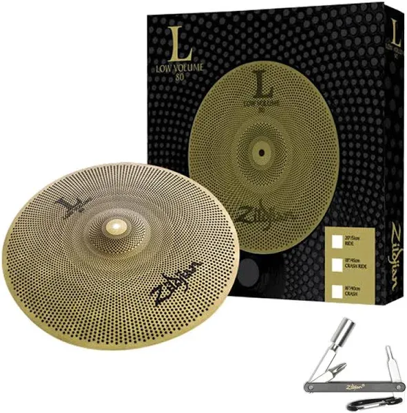 Zildjian L80 Low Volume 18&#034; Crash-Ride Cymbal/New w-Warranty/Mod<wbr/>el # LV8018CR-S