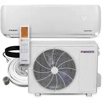 Pioneer 24,000 BTU 18 SEER2 Ductless Mini-Split Inverter+ Air Conditioner Heat Pump System Full Set 230V