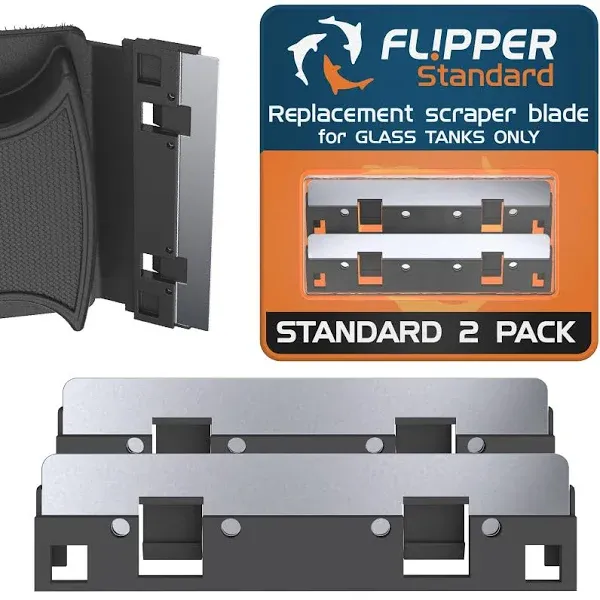 Flipper Standard Aquarium Scraper Replacement Blades