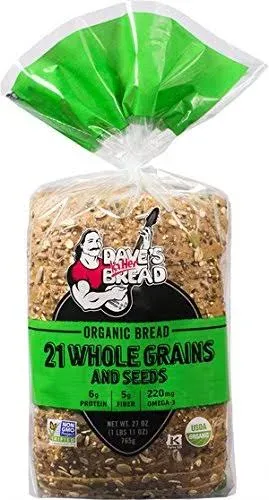 Daves Killer Bread 21 Whole Grains and Seeds Whole Grain Organic Bread - 27 Oz