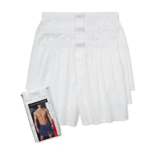 Tommy Hilfiger Men's 3-pack Cotton Classics Woven Boxers