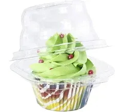 Katgely Individual Cupcake Single Compartment Cupcake