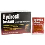 Hydrocil Instant Dietary Fiber Supplement, Psyllium Husk Powder, 30 Packets