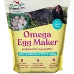 Omega Egg Maker Supplement Digestion Support Hearty for Laying Hens 1 Bag 5 Lbs