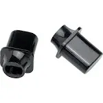 Fender Pure Vintage Telecaster Top-Hat Switch Tips Black (2)