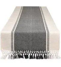 Mineral Dobby Stripe Ribbed Table Runner 13X108