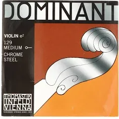 Thomastik Dominant 1/4 Size Violin String Set with Ball End Wound E - Medium Gauge