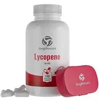 Lycopene 50mg 180 Vegetarian Capsules | Supplement Health | Natural Tomato Ex...