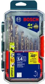 Bosch Cobalt Metal Drill Bit Set