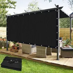 90% Sun Shade Cloth 12&#039;X 20&#039; Outdoor Pergola Shade Cover Canopy With Grommets