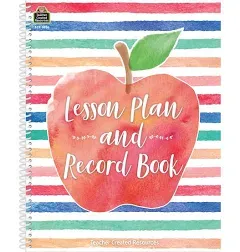 Teacher Created Resources Watercolor Lesson Plan and Record Book