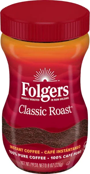 Folgers Classic Roast Instant Coffee