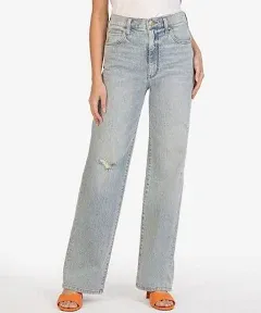 Kut from the Kloth Sienna High Rise Wide Leg Jeans