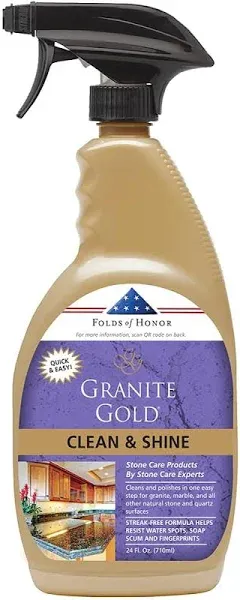 Granite Gold GG0047 24 oz. Clean &amp; Shine Cleaner- Granite Gold