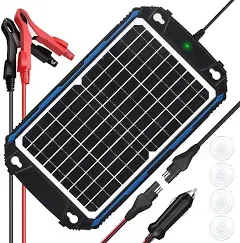 Suner Power Waterproof 10W Solar Battery Charger & Maintainer Pro