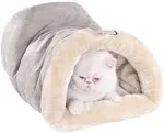 Armarkat Cat Bed Model C15HHL/MH          Sage Green & Beige