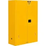 Global Industrial Flammable Cabinet Self Close Double Door 45 Gallon