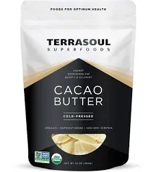 Terrasoul Super Foods Organic Cacao Butter