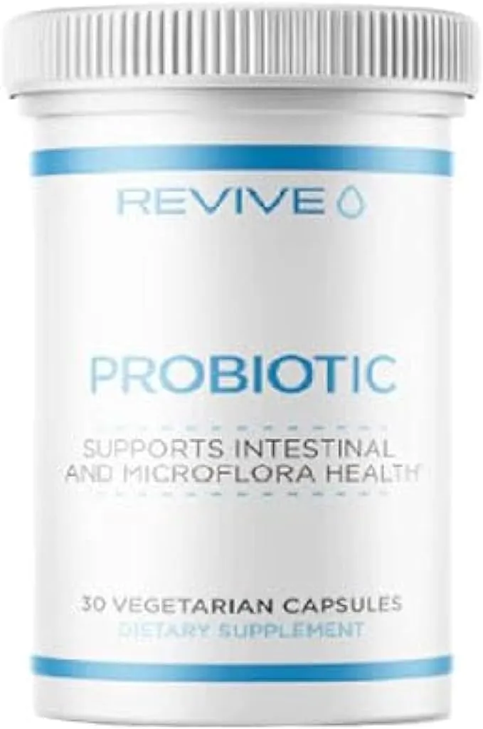 Revive MD Probiotics for Women & Men (30 Vegetarian Capsules) - Probiotics for Digestive Health Support Nutrient Absorption - Gut Health Supplements with Probiotic Blend