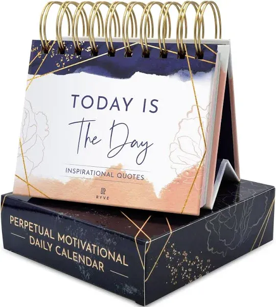 Motivational Calendar - Daily Flip Calendar with Inspirational Quotes - Inspirat