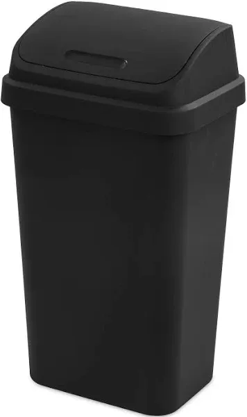 Sterilite 13 Gal Swing Top Wastebasket