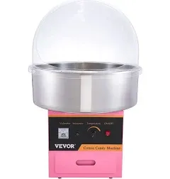 VEVOR Electric Cotton Candy Machine 1000W Commercial Floss Maker w/Stainless Steel Bowl, Sugar Scoop And Drawer, Perfect For Home, Carnival, Kids