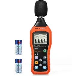 Protmex HT602A Sound Level Meter, Digital Decibel Reader Measurement, Range