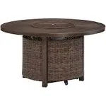 Signature Design by Ashley Paradise Trail P750-776 Round Fire Pit Table