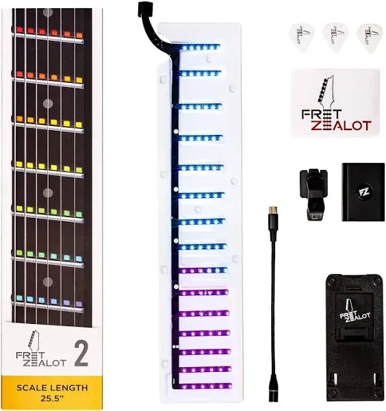 Fret Zealot 2 Guitar Teaching LED System