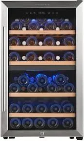 FOVOMI FW-52D 52 Wine Bottle Refrigerator Black New Open Box 