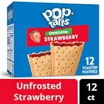 Pop-Tarts Toaster Pastries Strawberry Unfrosted