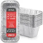 UNCO Aluminum Drip Pans 7.5” x 5” 22pcs