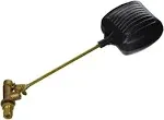 EZ-FLO Evaporative Cooler Float Valve Assembly, 1/4 Inch OD Compression Inlet, Brass Body and Rod, 20289