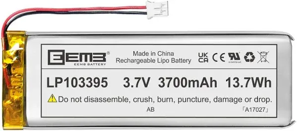 EEMB Lithium Polymer Battery 3.7V 3700mAh