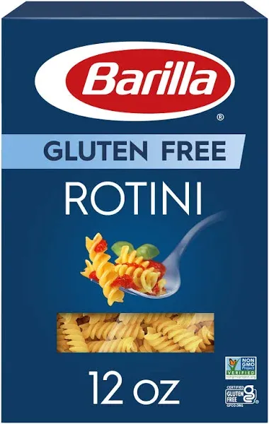 Barilla Rotini Pasta Gluten Free, 12 Ounce (Pack of 8)