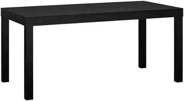 Parsons Black Wood Grain Coffee Table