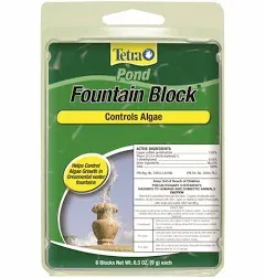 Fountain Block by Tetra Pond Controls Algae Water Garden 6 Blocks