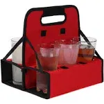 - MSR4518 Reusable Cup Carrier | Holds 6 Cups or Cans | Sturdy Frame &amp; Solid Bas