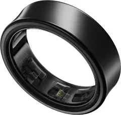 SAMSUNG Galaxy Ring, AI Smart Ring, prvá veľkosť so súpravou veľkosti, bez predplatného aplikácie, fitness monitor, sledovanie spánku, až 7-dňová batéria, veľkosť 10, titánová čierna [US verzia, 1-ročná záruka výrobcu]