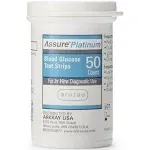 Assure Platinum Blood Glucose Test Strips