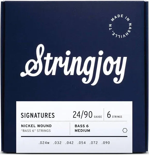 Stringjoy Signatures 6 String Nickel Wound Electric Guitar Strings 10.5 - 52