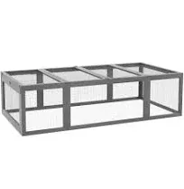 PawHut Large Wooden Rabbit Hutch