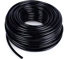 Bonviee 200ft 1/4 inch Drip Irrigation Tubing Blank Distribution Tubing Drip Irrigation Hose Garden Watering Tube Line for Garden Irriga