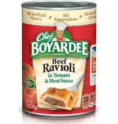 Chef Boyardee Beef Ravioli in Meat Sauce