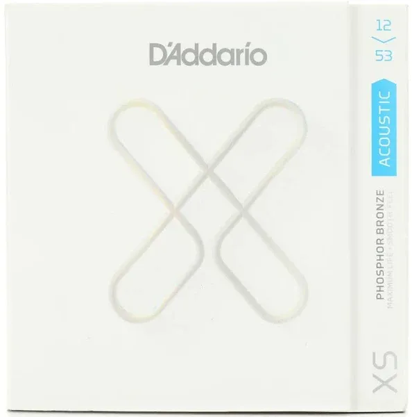 "D'Addario XSAPB12554 XS Acoustic Phosphor Bronze, Light Plus, 12.5-54"